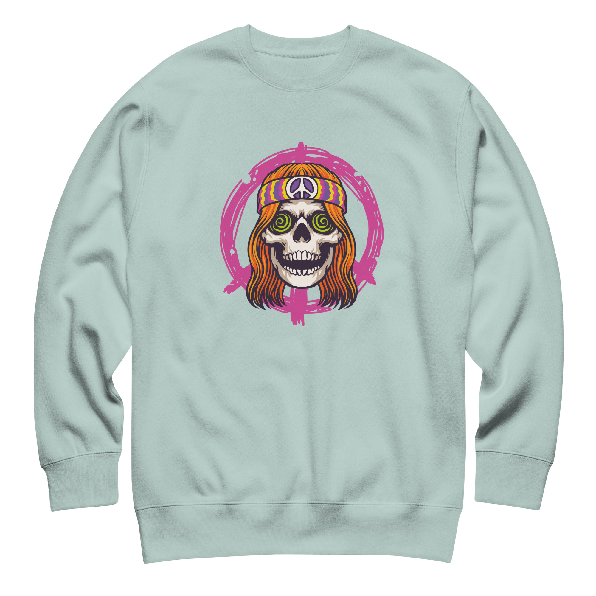 Endless Trip Agave Blue Skull Sweatshirt (No. 105 Limited Edition) - Image 1