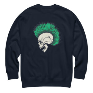 Eternal Punk Navy Skull Sweatshirt (No. 111 Limited Edition)