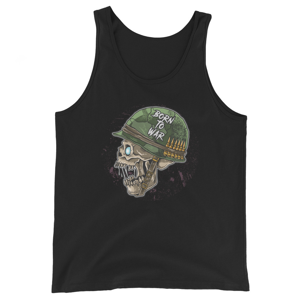 No. 245 - Born To War Skull Tank