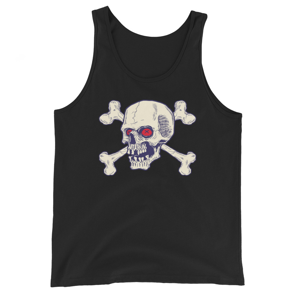 No. 122 - Red Eyes Skull Tank Top