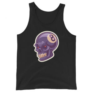 No. 222 - Behind The Eight Ball Skull Tank Top