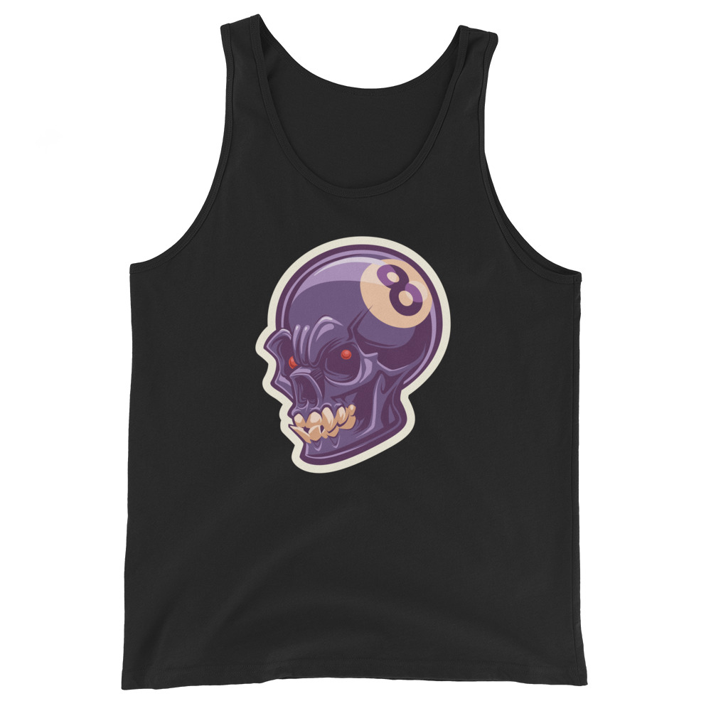 No. 222 - Behind The Eight Ball Skull Tank