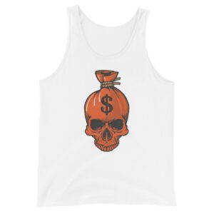 No. 266 - Can't Take It With You Skull Tank Top - Image 2